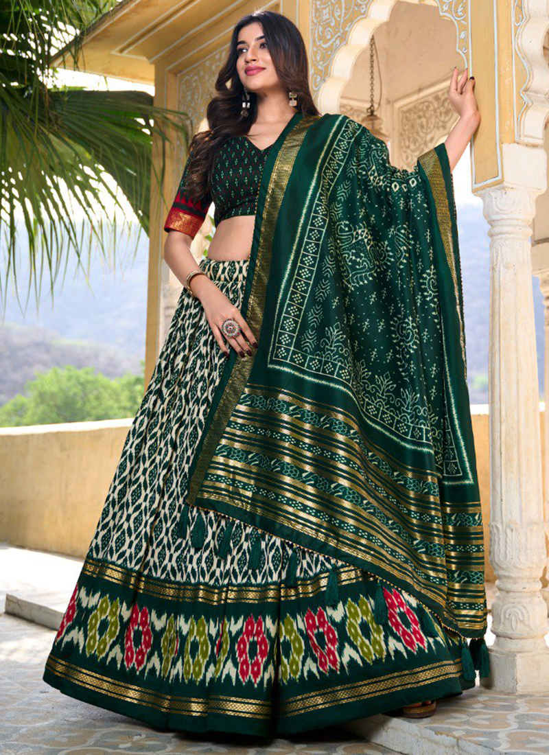 Ikkat lehengas wholesale hotsell